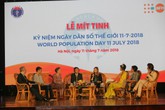 Mít tinh kỷ niệm Ngày dân số thế giới 2018: Tăng cường mọi nguồn lực xã hội, triển khai toàn diện công tác dân số Mít tinh kỷ niệm Ngày dân số thế giới 2018: Tăng cường mọi nguồn lực xã hội, triển khai toàn diện công tác dân số