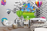 Không gian sống động với tranh dán tường 3D của Thế Giới Giấy Dán Tường Không gian sống động với tranh dán tường 3D của Thế Giới Giấy Dán Tường