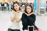Hoa hậu Đỗ Mỹ Linh đọ mặt mộc với Phương Ly ở sân bay Hoa hậu Đỗ Mỹ Linh đọ mặt mộc với Phương Ly ở sân bay