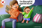 Sai lầm của cha mẹ tạo thói quen xấu cho con Sai lầm của cha mẹ tạo thói quen xấu cho con