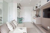 "Tuyệt chiêu" giúp căn hộ 35 m2 sang trọng như rộng gấp đôi "Tuyệt chiêu" giúp căn hộ 35 m2 sang trọng như rộng gấp đôi