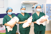 Sản phụ 30 tuổi sinh 3 con gái đầu lòng Sản phụ 30 tuổi sinh 3 con gái đầu lòng