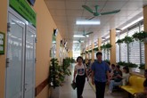 Bệnh viện sạch, mát, xanh như công viên Bệnh viện sạch, mát, xanh như công viên