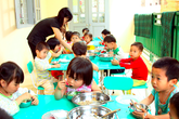 Tăng cường kiểm tra bếp ăn trường học Tăng cường kiểm tra bếp ăn trường học