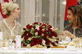 Ivanka Trump dự tiệc với Công chúa Morocco Ivanka Trump dự tiệc với Công chúa Morocco