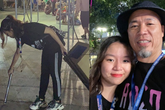 Vợ con Huy Tuấn hiếm hoi xuất hiện Vợ con Huy Tuấn hiếm hoi xuất hiện