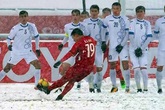 "Cầu vồng tuyết" của Quang Hải trở thành biểu tượng U23 châu Á "Cầu vồng tuyết" của Quang Hải trở thành biểu tượng U23 châu Á