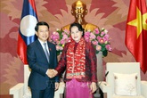 Chủ tịch Quốc hội Nguyễn Thị Kim Ngân tiếp Bộ trưởng Ngoại giao Lào Chủ tịch Quốc hội Nguyễn Thị Kim Ngân tiếp Bộ trưởng Ngoại giao Lào