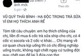 Thái Bình: Thực hư thông tin một phụ nữ tử vong do bị đầu độc bằng trà sữa Thái Bình: Thực hư thông tin một phụ nữ tử vong do bị đầu độc bằng trà sữa
