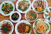 Mâm cỗ chay giá triệu đồng đắt khách ngày Rằm tháng Giêng Mâm cỗ chay giá triệu đồng đắt khách ngày Rằm tháng Giêng