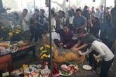 Phản cảm cảnh chen lấn sờ “Hổ thần” để mong trị bệnh Phản cảm cảnh chen lấn sờ “Hổ thần” để mong trị bệnh
