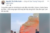 NSƯT Chiều Xuân, Hồ Ngọc Hà và nhiều sao Việt đau xót cảnh tượng nhà thờ Đức Bà bị phá hủy kinh hoàng NSƯT Chiều Xuân, Hồ Ngọc Hà và nhiều sao Việt đau xót cảnh tượng nhà thờ Đức Bà bị phá hủy kinh hoàng