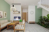 Đất méo mó vẫn xây được nhà phố 4 tầng đẹp như mơ Đất méo mó vẫn xây được nhà phố 4 tầng đẹp như mơ