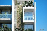 Những kiểu nhà phố lệch tầng đẹp, phá cách Những kiểu nhà phố lệch tầng đẹp, phá cách