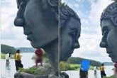 Hết giành chỗ chụp hình lại vô tư phóng uế ở hồ Vô Cực - Đà Lạt Hết giành chỗ chụp hình lại vô tư phóng uế ở hồ Vô Cực - Đà Lạt