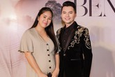 Lê Phương bế bụng bầu tới mừng Nam Cường Lê Phương bế bụng bầu tới mừng Nam Cường