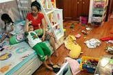 Gọi nhà như cái chuồng, Ốc Thanh Vân được các mẹ đồng cảm sâu sắc khi lộ “bãi chiến trường” Gọi nhà như cái chuồng, Ốc Thanh Vân được các mẹ đồng cảm sâu sắc khi lộ “bãi chiến trường”