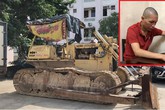 Giả vờ khách hàng, thuê công ty đến cẩu trộm máy ủi hơn 10 tấn Giả vờ khách hàng, thuê công ty đến cẩu trộm máy ủi hơn 10 tấn