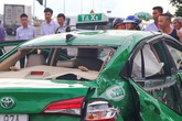 Ôtô tải tông taxi, một người tử vong Ôtô tải tông taxi, một người tử vong