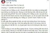 NS Xuân Hương tiếp tục tung chi tiết 'sốc' chuyện Thanh Bạch khủng bố tinh thần vợ với cái tựa úp mở 'Cái đêm hôm ấy là đêm gì?' NS Xuân Hương tiếp tục tung chi tiết 'sốc' chuyện Thanh Bạch khủng bố tinh thần vợ với cái tựa úp mở 'Cái đêm hôm ấy là đêm gì?'