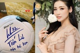 Cầu thủ Tiến Linh tặng món quà đặc biệt cho con trai Á hậu Tú Anh Cầu thủ Tiến Linh tặng món quà đặc biệt cho con trai Á hậu Tú Anh