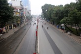 Phố xá Hà Nội vắng lặng yên bình trong ngày đầu năm mới 2020 Phố xá Hà Nội vắng lặng yên bình trong ngày đầu năm mới 2020
