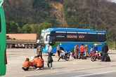 Hà Tĩnh: Hành khách chật vật chờ xe vào Nam ra Bắc sau Tết Nguyên đán Hà Tĩnh: Hành khách chật vật chờ xe vào Nam ra Bắc sau Tết Nguyên đán