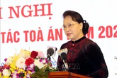 Chủ tịch Quốc hội dự Hội nghị triển khai công tác ngành Tòa án năm 2020 Chủ tịch Quốc hội dự Hội nghị triển khai công tác ngành Tòa án năm 2020