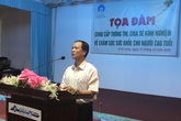 Tọa đàm chia sẻ kinh nghiệm chăm sóc sức khỏe người cao tuổi tại Vĩnh Long Tọa đàm chia sẻ kinh nghiệm chăm sóc sức khỏe người cao tuổi tại Vĩnh Long