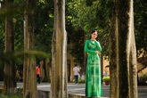 Áo dài chào mừng 1010 năm Thăng Long của NTK Hoàng Ly Áo dài chào mừng 1010 năm Thăng Long của NTK Hoàng Ly