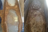 Đào đất cải tạo nhà, công nhân hoảng hồn phát hiện cỗ quan tài bằng đồng cũ kĩ nhưng cảnh tượng bên trong mới thực sự đáng kinh ngạc Đào đất cải tạo nhà, công nhân hoảng hồn phát hiện cỗ quan tài bằng đồng cũ kĩ nhưng cảnh tượng bên trong mới thực sự đáng kinh ngạc