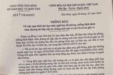 Xuất hiện thông báo "giả" cho học sinh tỉnh Thái Bình nghỉ học hết tháng 3 vì dịch bệnh COVID-19 Xuất hiện thông báo "giả" cho học sinh tỉnh Thái Bình nghỉ học hết tháng 3 vì dịch bệnh COVID-19