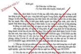 Làm giả công văn của tỉnh Hải Dương cho học sinh nghỉ học Làm giả công văn của tỉnh Hải Dương cho học sinh nghỉ học