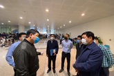 Kiểm tra công tác phòng dịch COVID-19 tại sân bay Nội Bài Kiểm tra công tác phòng dịch COVID-19 tại sân bay Nội Bài