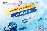 SCTV nâng tốc độ internet, khách hàng thỏa sức làm việc tại nhà phòng chống “Cô-Vy” SCTV nâng tốc độ internet, khách hàng thỏa sức làm việc tại nhà phòng chống “Cô-Vy”
