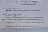 Hiệu trưởng Chuyên KHXH&NV lên tiếng về đề Văn gây tranh cãi Hiệu trưởng Chuyên KHXH&NV lên tiếng về đề Văn gây tranh cãi