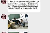 Không làm bài tập tiếng Anh, hội nam sinh bị thầy giáo phạt bá đạo Không làm bài tập tiếng Anh, hội nam sinh bị thầy giáo phạt bá đạo