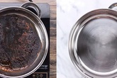 Không cần cọ rửa, chảo cháy khét, bám đen đến mấy cũng sạch bong, sáng bóng nhờ cách cực dễ này Không cần cọ rửa, chảo cháy khét, bám đen đến mấy cũng sạch bong, sáng bóng nhờ cách cực dễ này