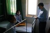 Quyền Bộ trưởng Bộ Y tế thăm bệnh nhân bạch hầu ở Tây Nguyên Quyền Bộ trưởng Bộ Y tế thăm bệnh nhân bạch hầu ở Tây Nguyên