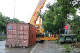 Hải Phòng: Nhiều người suýt chết vì tài xế container ngủ gật Hải Phòng: Nhiều người suýt chết vì tài xế container ngủ gật
