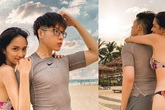 Lộ mặt người đàn ông bí ẩn trong bức ảnh tình tứ, sexy của Hương Giang Lộ mặt người đàn ông bí ẩn trong bức ảnh tình tứ, sexy của Hương Giang