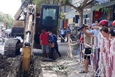 Công nhân bị đất vùi chết khi lắp cống Công nhân bị đất vùi chết khi lắp cống
