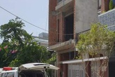 Sập giàn giáo công trình nhà ở, 4 người bị thương Sập giàn giáo công trình nhà ở, 4 người bị thương