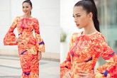 Diện váy họa tiết đẹp như mỹ nhân Việt Diện váy họa tiết đẹp như mỹ nhân Việt
