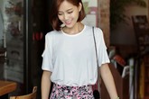 Chân váy họa tiết trẻ trung cho nàng công sở Chân váy họa tiết trẻ trung cho nàng công sở