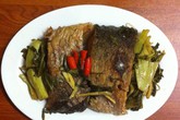Đưa cơm với cá kho dưa Đưa cơm với cá kho dưa