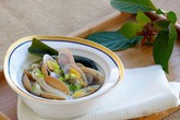 Canh ngao nấu nấm đậm đà, thanh mát Canh ngao nấu nấm đậm đà, thanh mát