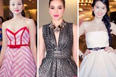 Dàn người đẹp khoe vai trần trên thảm đỏ Dàn người đẹp khoe vai trần trên thảm đỏ
