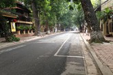 Đường phố Hà Nội vắng lặng tiễn biệt Đại tướng Đường phố Hà Nội vắng lặng tiễn biệt Đại tướng