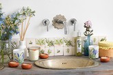 Phòng tắm ngọt ngào với phong cách vintage Phòng tắm ngọt ngào với phong cách vintage